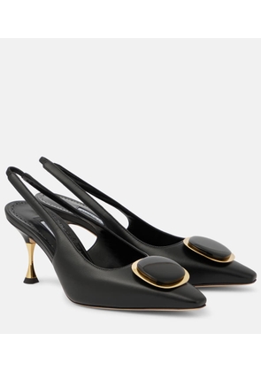 Manolo Blahnik Chiaran 70 leather slingback pumps