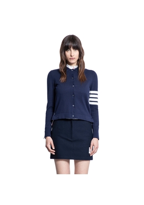 Cotton 4-bar cardigan