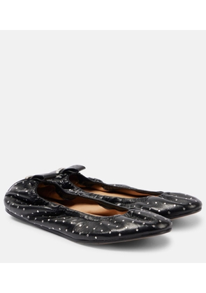 Isabel Marant Belna embellished leather ballet flats