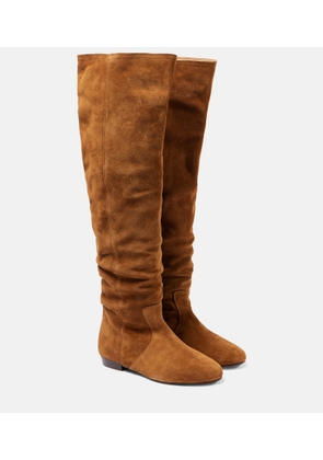 Isabel Marant Solya suede knee-high boots