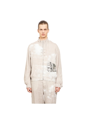 Printed Linen Blouson