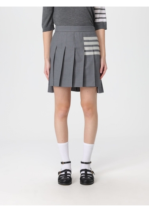 Skirt THOM BROWNE Woman color Grey