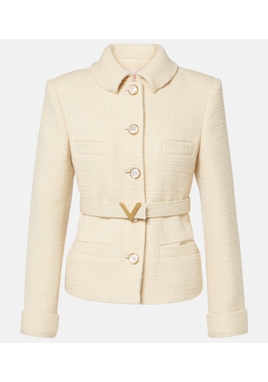 Valentino Wool-blend tweed jacket
