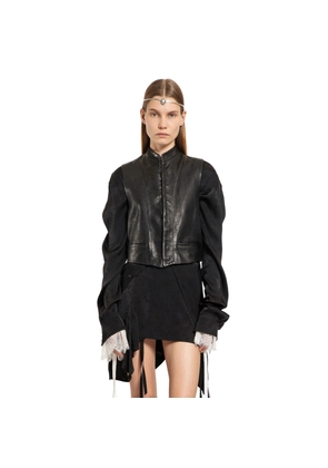 Gia Vest in vin vintage lux grauned leather