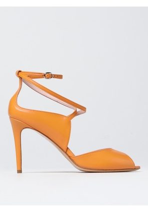 Heeled Sandal ANNA F. Woman color Orange