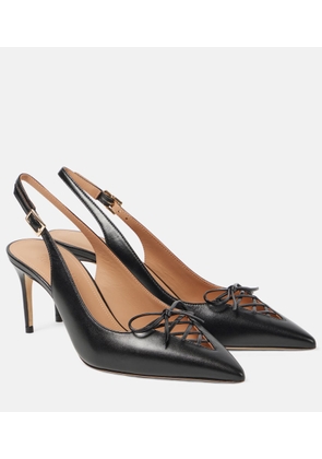 Malone Souliers Trudie leather slingback pumps