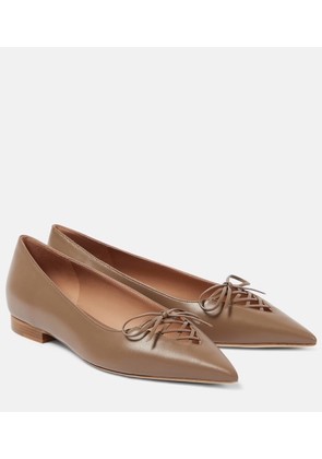 Malone Souliers Hedy 10 leather ballet flats