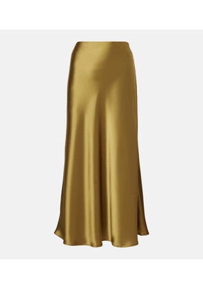 Galvan Valletta satin slip skirt
