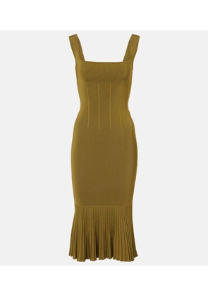 Galvan Atalanta knitted midi dress