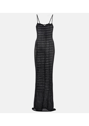 Saint Laurent Pointelle maxi dress