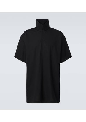Balenciaga BB Garderobe cotton pique polo shirt