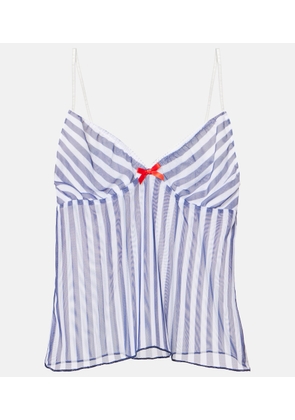 Bananhot Solay striped crop top