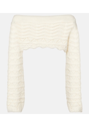 Bananhot Helena striped crochet crop top