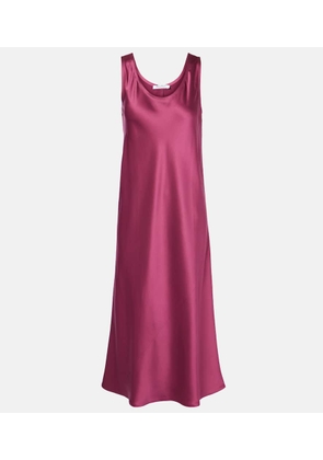 Max Mara Banjo silk satin midi dress