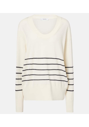 Max Mara Levante striped cotton and silk sweater