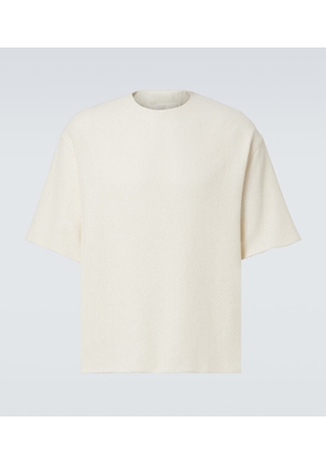 Jil Sander Zip-detail cotton-blend jersey T-shirt