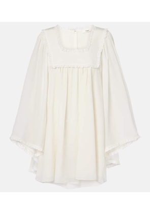 Chloe Silk crepe minidress