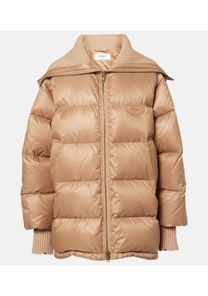 Chloe Oversized quilted down jacket