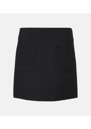 Chloe Wool crepe miniskirt