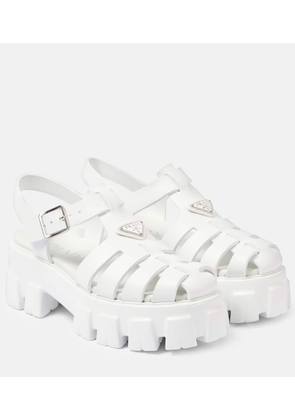 Prada Monolith platform sandals