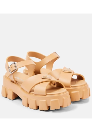 Prada Monolith platform sandals