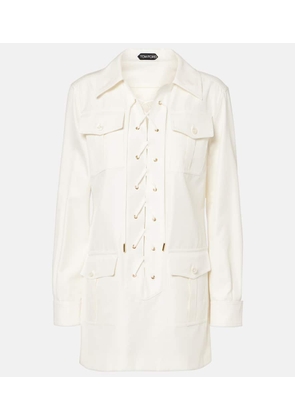 Tom Ford Cotton and silk minidress
