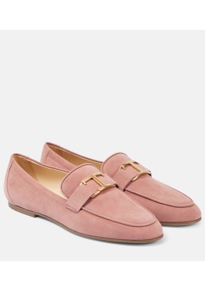 Tod's T Timeless suede loafers