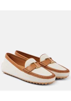 Tod's City Gommino canvas driving shoes