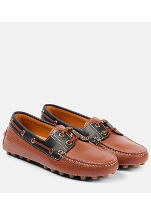 Tod's Gommino Bubble leather boat shoes