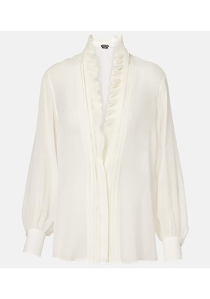 Tom Ford Ruffled silk blouse