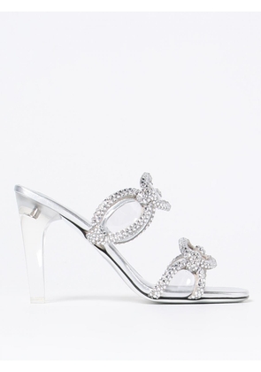 Valentino Garavani sandals in satin with all-over rhinestone crystals