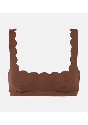 Marysia Mini Palm Springs scalloped bikini top