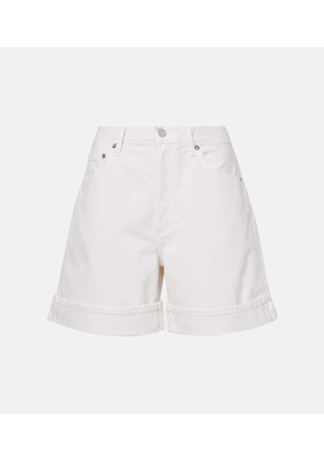 Agolde Dame high-rise denim shorts