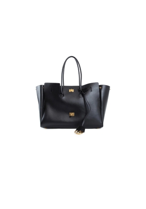 BALENCIAGA WOMAN BLACK TOTE BAGS