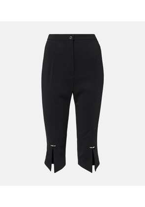 Mugler Pierced capri pants