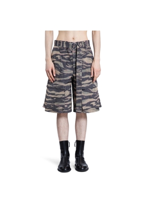 camouflage cargo shorts
