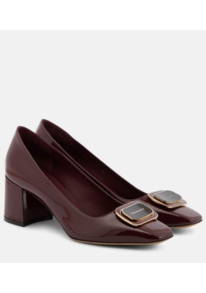 Ferragamo Vella 60 patent leather pumps