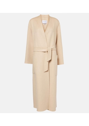 Max Mara Vezzoso camel hair wrap coat