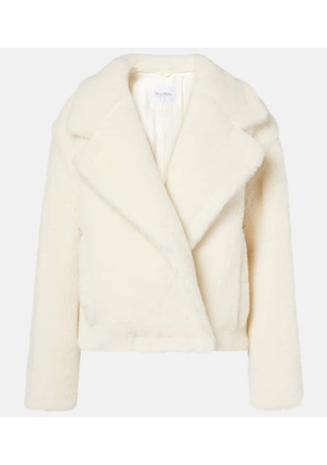 Max Mara Oggeri alpaca, wool, and silk teddy coat
