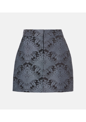 Max Mara Pomezia wool-blend jacquard miniskirt
