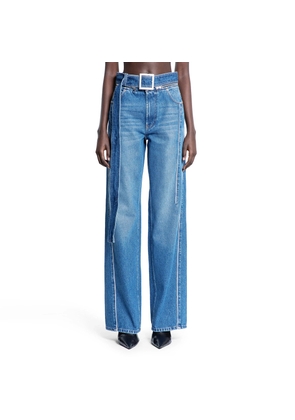 The Belted Denim Jeans