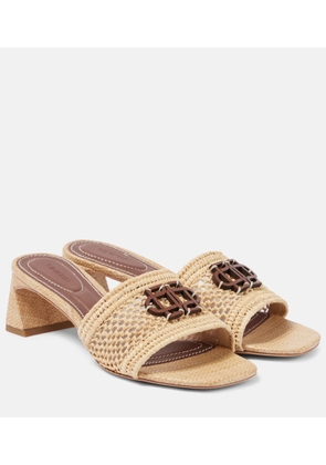Simkhai Sydney raffia mules