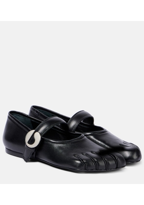 Coperni Leather Mary Jane flats