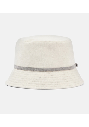 Brunello Cucinelli Linen canvas bucket hat