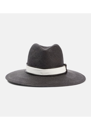 Brunello Cucinelli Monili straw fedora