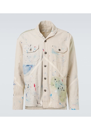 Greg Lauren Painter cotton field jacket