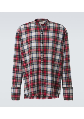 Greg Lauren Plaid cotton shirt