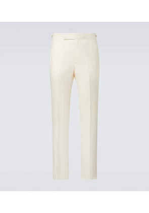 Gabriela Hearst Wool, silk, and linen suit pants