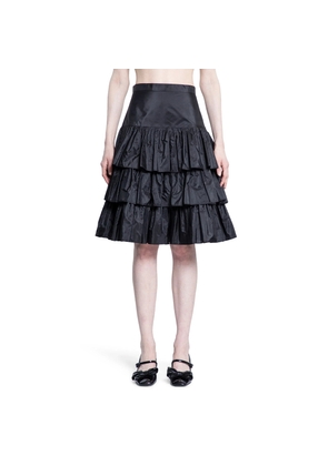Ruffled Taffeta Skirt
