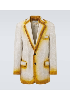 Dries Van Noten Silk jacquard blazer
